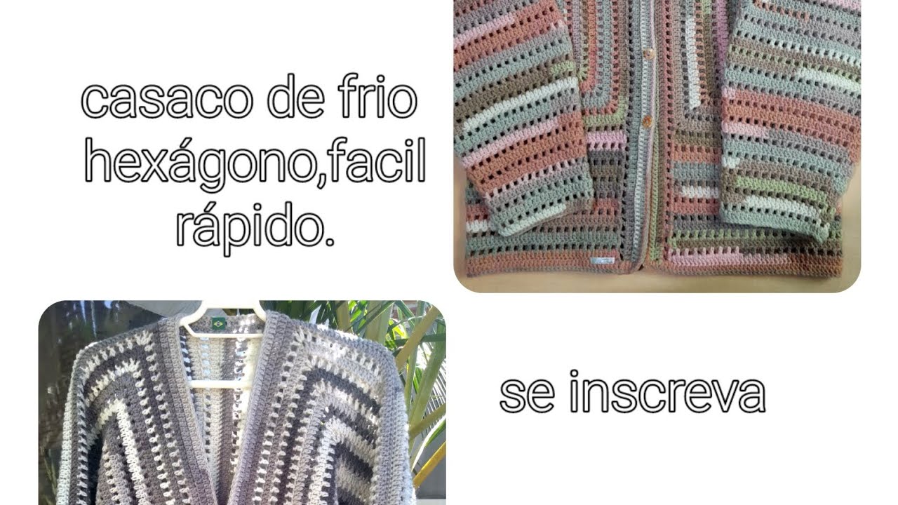 casaco ou blusa de frio hexágono tamanho M, fácil e rapido