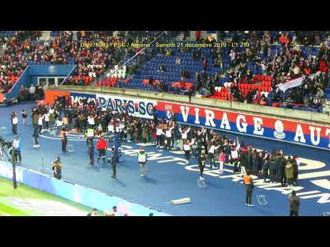 PSG / Amiens 21.12.2019 : 4-1 (L1 J19) 4/7 : Fondation "Enfants d'abord" et virage Auteuil