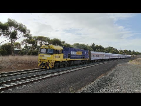 3MA8  "The Overland" Passenger Train - PoathTV Australian Railways