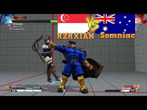 SFV CE スト5 CE 💣 RZRXIAN (Singapore) vs Somniac (Australia) 스트리트 파이터 5 챔피언 에디션