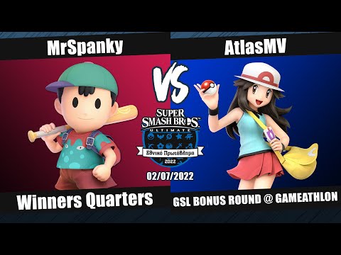 GSL22BR - WQ - MrSpanky (Ness) vs AtlasMV (Pokémon Trainer) - Super Smash Bros. Ultimate