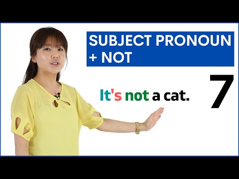 主語の代名詞＋Notを学ぶ｜基礎英文法講座｜ベネッセコーポレーション (Learn Subject Pronouns + Not | Basic English Grammar Course)