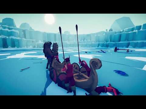 Ancient team VS Viking team( TABS - Totally Accurate Battle Simulator)