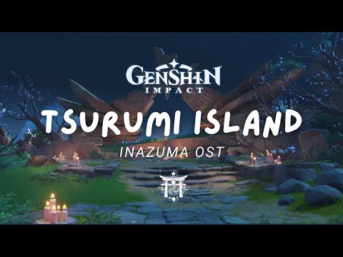 An Evening in Tsurumi Island 👻 Relaxing Genshin Impact Music | Inazuma OST 原神 [No Mid-Roll Ads]