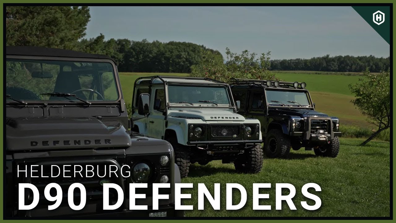 3 Custom Land Rover D90 Defenders