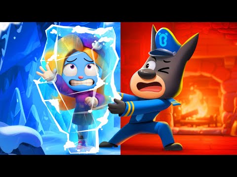 Sheriff in A Snowy Day | 🌊 WaterCity Mystery | Police | Sheriff Labrador | Kids Cartoon | BabyBus