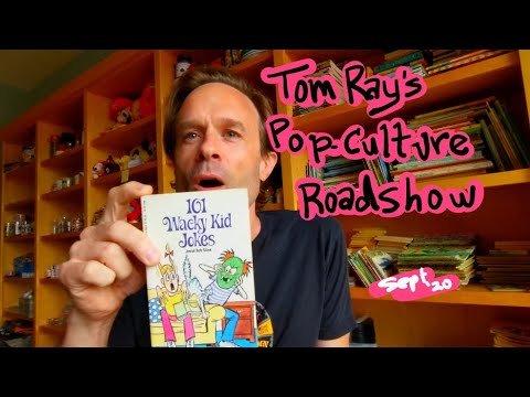 R.L. Stine Joke Book, Block Puzzle, Raccoon Mario & Wooden Pig Tom Ray's Pop-Culture Roadshow 200904