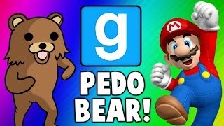 Gmod Escape PedoBear - Super Mario Tryout Frustration (Garry's Mod Funny Moments & Fails)