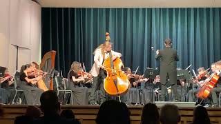Koussevitzky Bass Concerto, Nolan Phillips with the North Central Symphony Orchestra