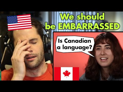 American Reacts to Americans FAILING Basic Questions About Canada