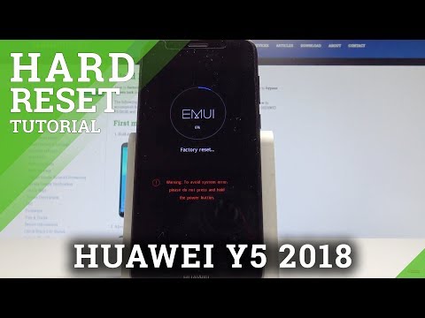 How to Hard Reset HUAWEI Y5 (2018) - Bypass Lock Screen / Wipe Data