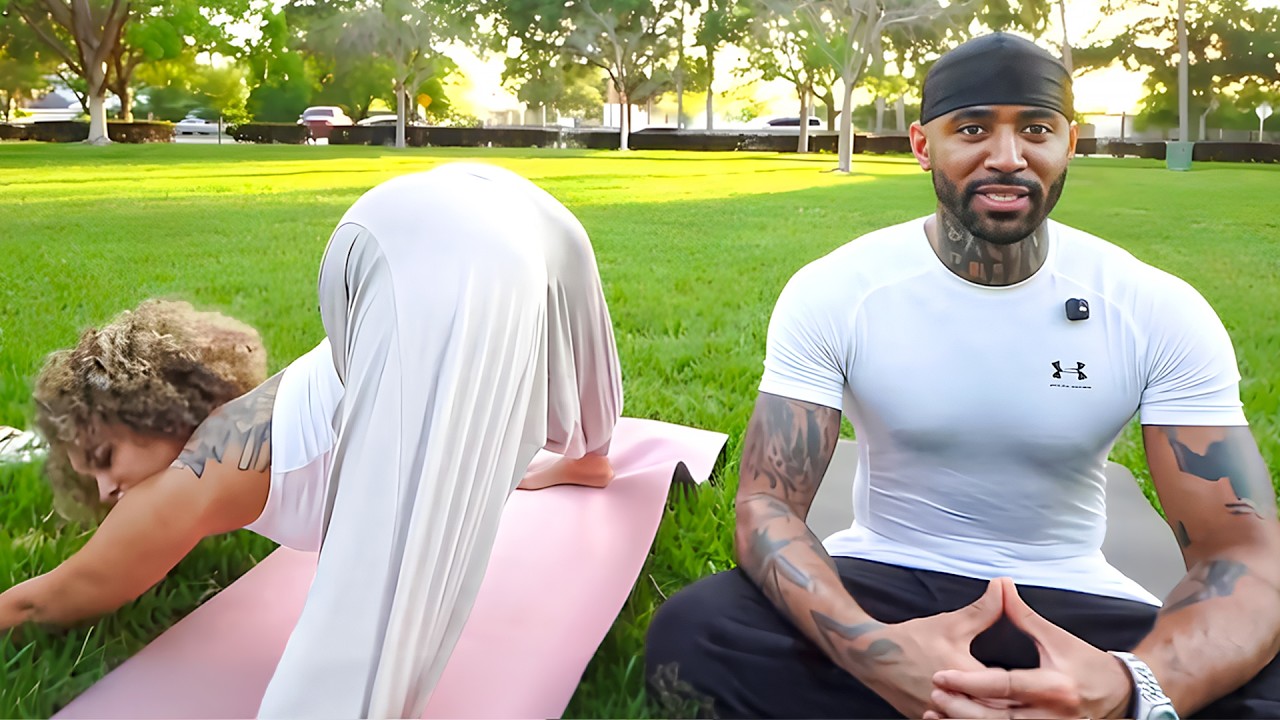 Rachel Fit Teaches McQueen How To Do Yoga **GETS INTENSE** 🥵