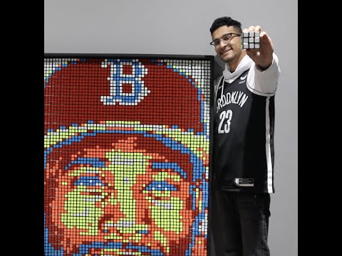 N.J. artist creates mind boggling mosaics with Rubik’s Cubes