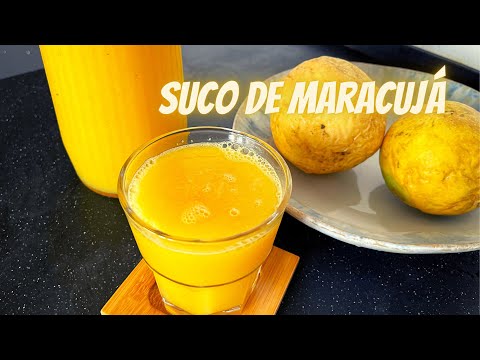 SUCO DE MARACUJÁ NATURAL NO LIQUIDIFICADOR - receita simples e delicioso | #sucodemaracujá #suco