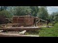 Building Smoke Sauna With Hand Tools Mustajõe Suitsusauna Ehitamine
