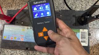 Battery tester เครื่องวัดแบตเตอร์รี่รถยนต์ วัดค่า CCA วัด Volt