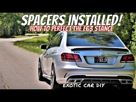 Perfect sized wheel SPACERS for E63s  ~ Mercedes E-class w212