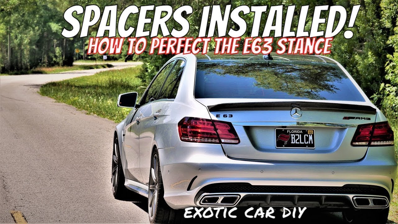 Perfect sized wheel SPACERS for E63s  ~ Mercedes E-class w212