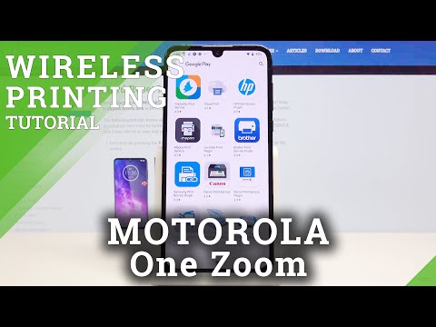 How to Connect Printer with Motorola One Zoom - Pair Bluetooth Devices