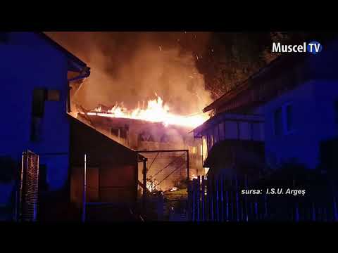 Jurnal MUSCEL TV 19.09.2022 2 case în flăcări la Valea Mare Pravăț