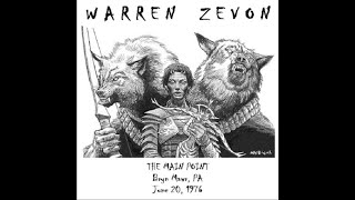 Warren Zevon: Mama Couldn't Be Persuaded - The Main Point, Bryn Mawr, PA, June 20, 1976 Live Concert