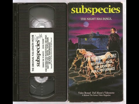 Opening to Subspecies (1991) - 1991 Screener VHS
