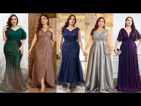 Top most beautiful and gorgeous plus size mother of the bride dress 2025