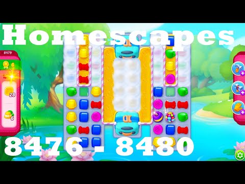 Homescapes Level 8476 - 8480 HD Walkthrough | 3 - match game | gameplay | android | ios | pc | app