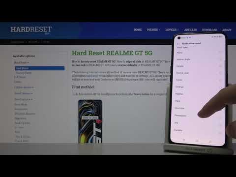 Default Notification Sounds in Realme GT 5G – Notification Tones Presentation