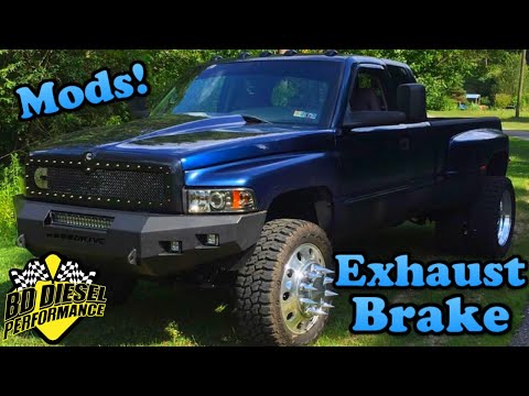 2nd Gen Dodge Cummins Exhaust Brake! + BONUS MODS