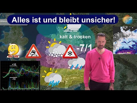 Everything is/remains uncertain: snow/freezing rain/rain/cold/mild. The trend until Christmas (al...