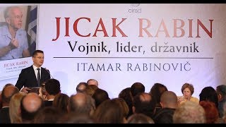 Promocija knjige "Jicak Rabin: Vojnik, lider, državnik" Itamara Rabinoviča
