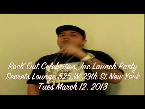 Master MC Rock Out Celebrities, Inc Launch Party