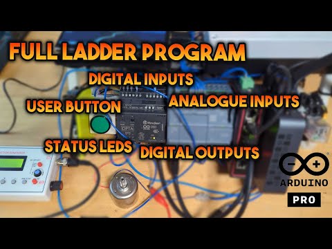 Arduino Opta PLC: Full IO Testing In Ladder Logic