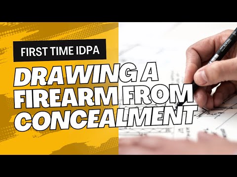 FIRST TIME IDPA - Drawing from concealment