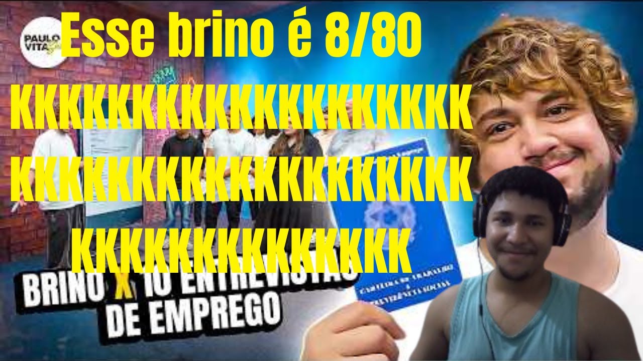Reagindo ao Brino X CLT - Paulo Vita
