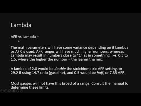 Logging DATA with MPVI STANDARD - AFR, LAMBDA, and MORE - Inputs Guide