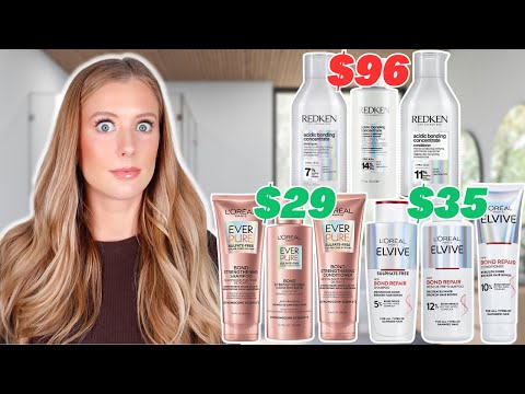 L'Oreal Ever Pure Bond Strengthening & L'Oreal Elvive Bond Repair vs. Redken Acidic Bonding... 👀