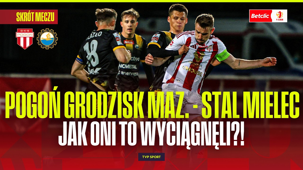 Pogoń Grodzisk Mazowiecki vs Stal Mielec Highlights