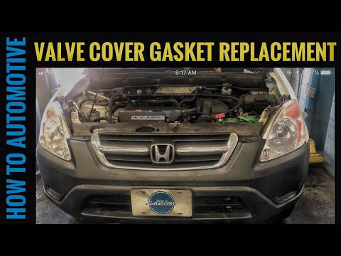 "how To Replace The Valve Cover Gasket On A Honda CR-V With A 2.4l Engine"