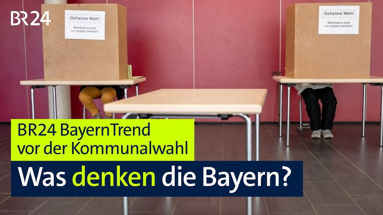 BR24 BayernTrend vor der Kommunalwahl: Was denken die Bayern? I BR24live