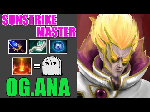 SUNSTRIKE MASTER - OG.ana 8204 MMR Plays Invoker MADE 18 KILLS in Ranked - Dota 2