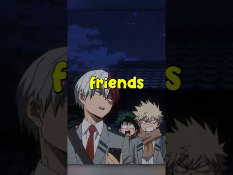 3 Moments that prove Bakugo and Shoto are friends 😂 #mha