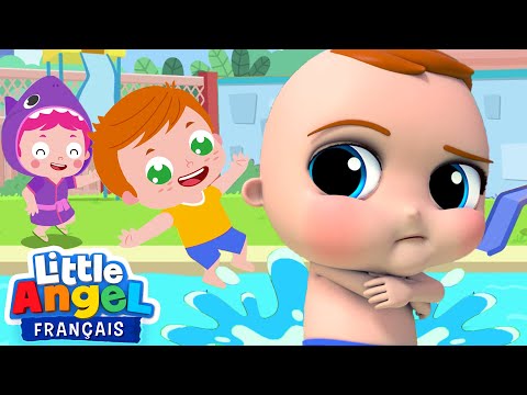 Bébé Louis ne veut pas nager - Comptines pour Bébé | Little Angel Français