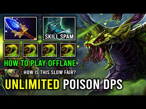 ULTIMATE Offlane Venomancer Guide - Unlimited Poison Slow DPS 100% Most Annoying Hero in Dota 2