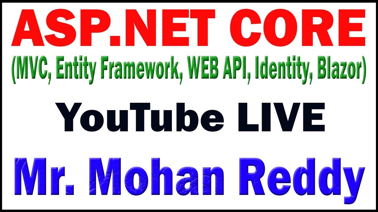 ASP.NET TUTORIALS BY Mr.MOHAN REDDY
