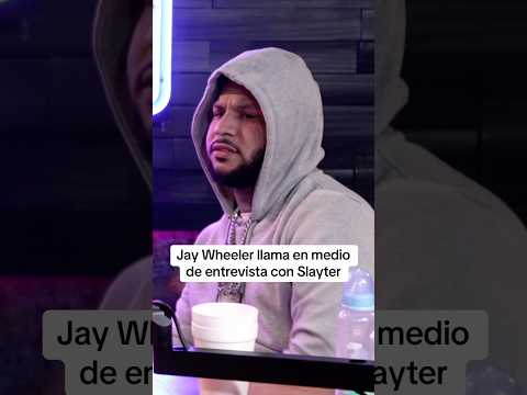 Jay Wheeler llama en medio de entrevista con Slayter #shorts
