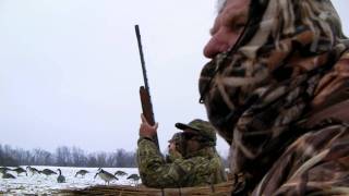 preview picture of video 'Marylands eastern shore....Canadian geese hunting...'
