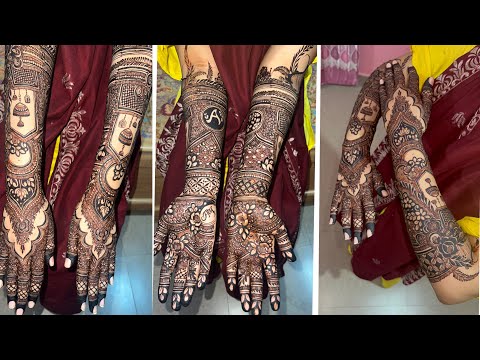 Bridal Mehndi Design | Complete Mehndi Tutorial | IFRAH'S MEHNDI DESIGN