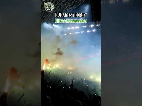 Budapest Derby Chaos🔥 | Ferencváros vs. Újpest #football #hungary #Fradi #derby